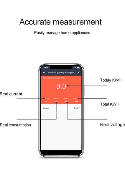 ATMS1603 Tuya Tek Fazlı Wifi Akıllı Enerji Ölçer 100-230 V Din Ray Hassas Voltmetre Ampermetre Güç Ölçme (Yurt Dışından) modelleri
