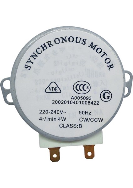 4 Adet Tepsi Senkron Motor TYJ50-8A7 AC220-240V 4r/mın (Yurt Dışından)