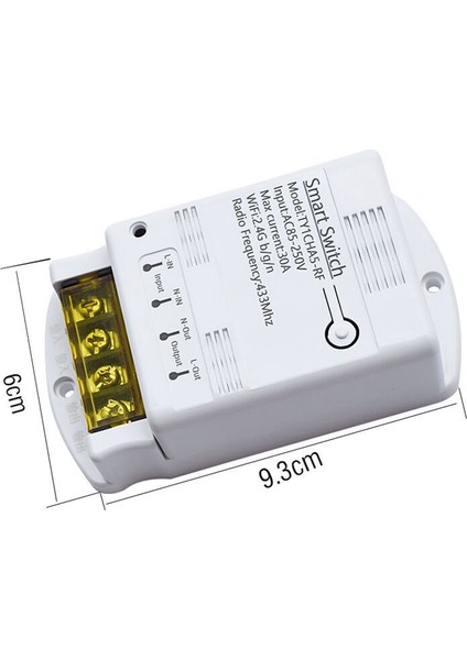 Tuya Wifi 30A Röle Modülü 85-250 V Akıllı Anahtar Dıy 433 Mhz Rf Denetleyici Smartlife App Ses Röle Zamanlayıcı Uzaktan Kumanda (Yurt Dışından) modelleri