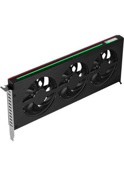 Grafik Kartı Soğutma Fanı Rgb Aydınlatma Desteği Aura Anakart Ekran Video Kartı Isı Emici Radyatör Için (Yurt Dışından)