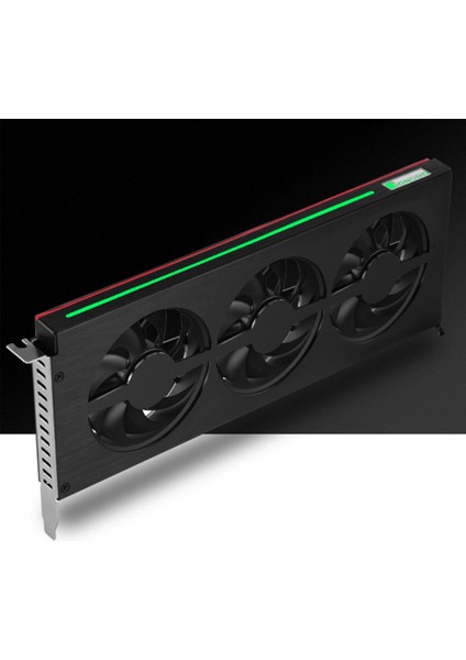 Grafik Kartı Soğutma Fanı Rgb Aydınlatma Desteği Aura Anakart Ekran Video Kartı Isı Emici Radyatör Için (Yurt Dışından)