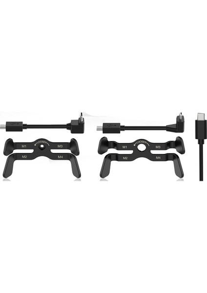 Serisi Için Gamepad Geri Klip Düğme Kolu Geri Uzatma Anahtarı Adaptörü Oyun Denetleyicisi Aksesuarları 3 Veri Kablosu ile (Yurt Dışından)