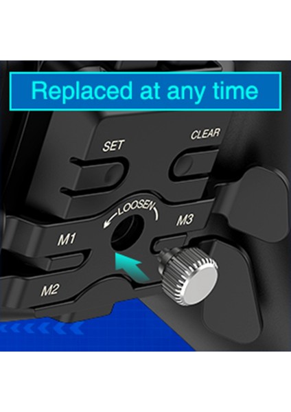 Serisi Için Gamepad Geri Klip Düğme Kolu Geri Uzatma Anahtarı Adaptörü Oyun Denetleyicisi Aksesuarları 3 Veri Kablosu ile (Yurt Dışından) modelleri