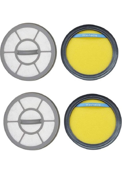 Eureka DCF25 & Ef7 Elektrikli Süpürge Yedek Yedek Parça Filtresi Için 2 Takım Yıkanabilir Hepa Filtre (Yurt Dışından)