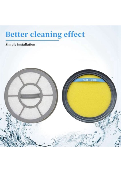 Eureka DCF25 & Ef7 Elektrikli Süpürge Yedek Yedek Parça Filtresi Için 2 Takım Yıkanabilir Hepa Filtre (Yurt Dışından) fiyatları