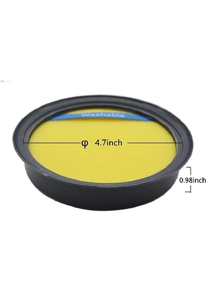 Eureka DCF25 & Ef7 Elektrikli Süpürge Yedek Yedek Parça Filtresi Için 2 Takım Yıkanabilir Hepa Filtre (Yurt Dışından) modelleri