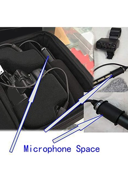 2 Adet Mikrofon Kauçuk Tüp -Nv1 Deri Ped -Xm1 190 P Kauçuk 280 Kamera Mikrofon Için Mic Kamera Kafası (Yurt Dışından)
