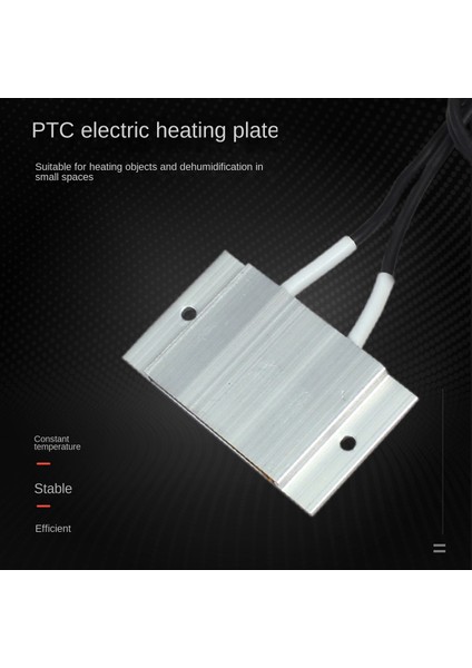 2 Adet 12 V-220 V Ptc Isıtma Parçası Alüminyum Kabuk Isıtma Plakası 36X62 mm 20 cm Tel Uzunluğu (Yurt Dışından) fiyatları