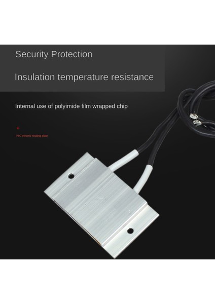 2 Adet 12 V-220 V Ptc Isıtma Parçası Alüminyum Kabuk Isıtma Plakası 36X62 mm 20 cm Tel Uzunluğu (Yurt Dışından) modelleri