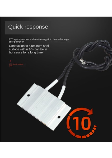 2 Adet 12 V-220 V Ptc Isıtma Parçası Alüminyum Kabuk Isıtma Plakası 36X62 mm 20 cm Tel Uzunluğu (Yurt Dışından) fırsatları