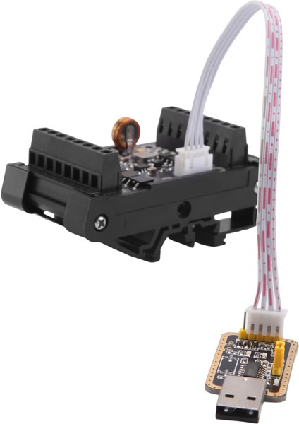 FX1N-14MT Plc Endüstriyel Kontrol Kartı+Kasa+Usb-Ttl Kablosu Plc Modülü Kılavuz Raylı Analog Giriş/çıkış (Yurt Dışından)