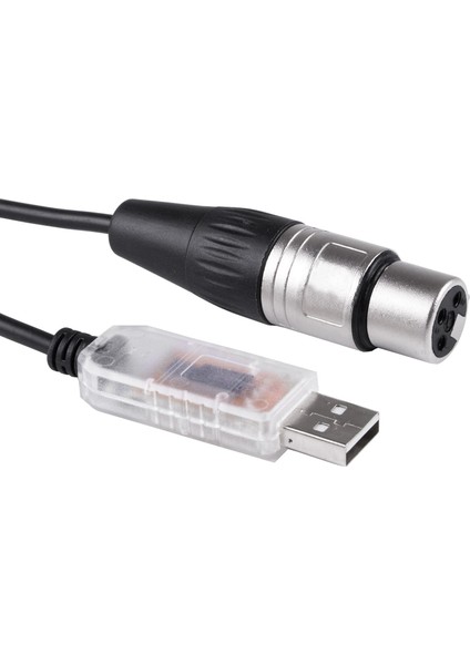 FT232RL USB - RS485 Xlr Adaptörü Dmx DMX512 Arayüz Kablosu Sahne Aydınlatma Kontrol Kablosu (Yurt Dışından)