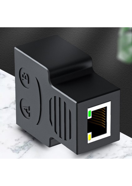 Ethernet Splitter 1 Ila 2 RJ45 Ağ Adaptörü Internet Aynı Anda, Usb'den Çift Dişi RJ45 Bağlantı Noktasına 0,5m Kablo ile (Yurt Dışından)