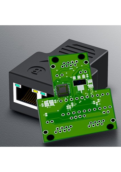 Ethernet Splitter 1 Ila 2 RJ45 Ağ Adaptörü Internet Aynı Anda, Usb'den Çift Dişi RJ45 Bağlantı Noktasına 0,5m Kablo ile (Yurt Dışından)
