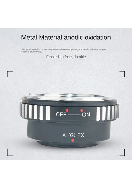G Kafa D / S Lens Için Aıg-Fx Lens Adaptör Halkası Forfuji x Serisine (Yurt Dışından)
