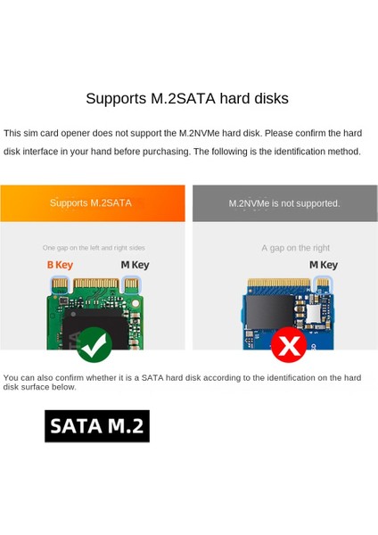 Ksy Katı Hal Sürücü Sabit Disk M.2 - USB Adaptör Kartı SSD Sabit Disk Kart Açacağı (Yurt Dışından) fiyatları