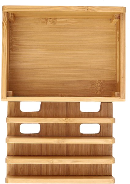 Cep Telefonu Braketi Bambu Ahşap Çoklu Cihaz Şarj Istasyonu Düzenleyici Ofis Düz Braketi (Yurt Dışından) modelleri