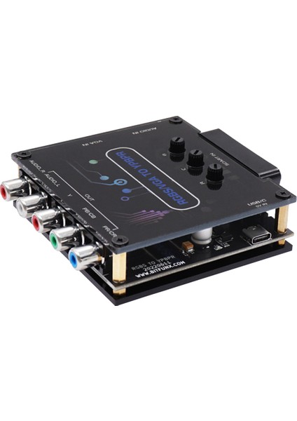 Rgbs VGA Scart To Ypbpr Dönüştürücü Video Oyun Konsolu Rgbs VGA Scart To Ypbpr Renk Farkı Dönüştürücü Video Adaptörü (Yurt Dışından)