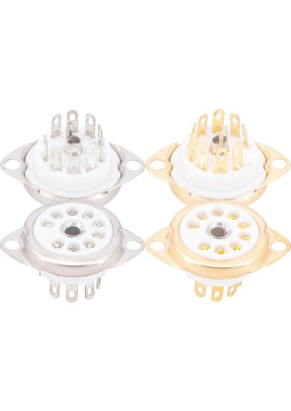 10 Adet Seramik B9A Altın Kaplama 9pin Vakumlu Tüp Soket Paneli Şasi Montaj ECC81 ECC82 ECC83 EL84 6922 Vakumlu Tüp (Yurt Dışından) modelleri