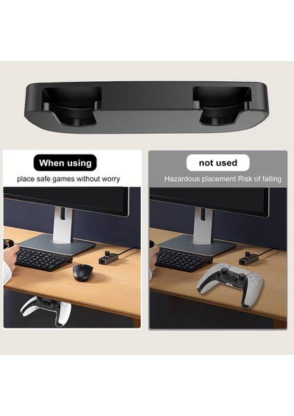 Taşınabilir Oyun Denetleyicisi Asılı Depolama Raf Kolu Gamepad Konsol Braketi Raf Tutucu Standı / Aksesuarlar (Yurt Dışından)