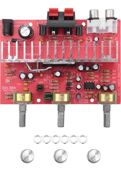 HT13135 DC12V 44 W Araba Dıy Stereo Iki Kanallı Güç Amplifikatörü Kartı Bitmiş Ürün Güç Amplifikatörü Modülü (Yurt Dışından) modelleri