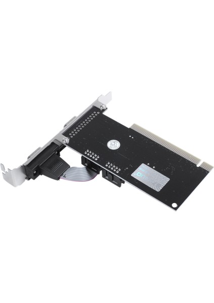2 Bağlantı Noktalı Pcı Seri RS232 Db9 Adaptör Kartı Denetleyici Desteği - Bilgisayar Kartı Siyah + Gümüş (Yurt Dışından) modelleri