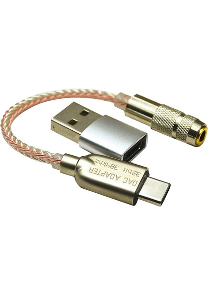 Type-C To 3.5 Jack ALC5686 Chip Hifi Dijital Ses Kod Çözme Dac Ses Kartı Kulaklık Ses Kablosu (Usb Başlığı) (Yurt Dışından) fırsatları