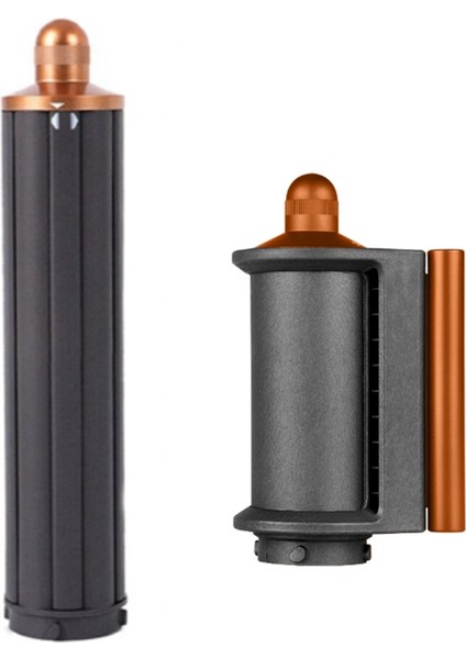 Curling Demir Için Otomatik 2ın1 Saç Uzun Curling Varil 40 mm ve Anti-Uçan Meme Bigudi Şekillendirici Aracı B (Yurt Dışından)