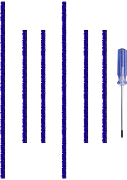 7 Adet Yumuşak Peluş Şeritler V6 V7 V8 V10 V11 Elektrikli Süpürge Yumuşak Silindir Kafa Tornavida ile Yedek Parça (Yurt Dışından)