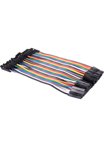 Breadboard Için 10CM 2.54MM Dişi - Dişi Tel Atlama Kablosu (Yurt Dışından) modelleri
