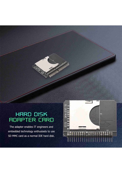 Dizüstü 2.5 Inç Dijital Sd/sdhc/sdxc/mmc Hafıza Kartı Ide 44 Pin Erkek Adaptör Sd 3.0 Dönüştürücü Sabit Disk Adaptör Kartı (Yurt Dışından)