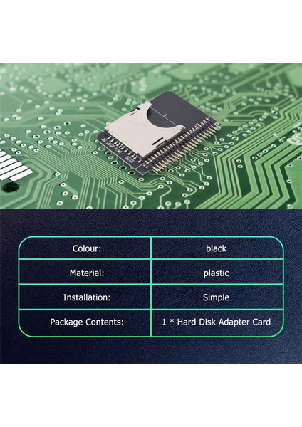 Dizüstü 2.5 Inç Dijital Sd/sdhc/sdxc/mmc Hafıza Kartı Ide 44 Pin Erkek Adaptör Sd 3.0 Dönüştürücü Sabit Disk Adaptör Kartı (Yurt Dışından)