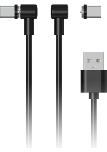 Ps Vr2 Için Manyetik Şarj Kablosu 2'si 1 Arada Tip C Ps Vr2 Tablet Telefon Için Şarj Kablosu Şarj Kablosu (Yurt Dışından)