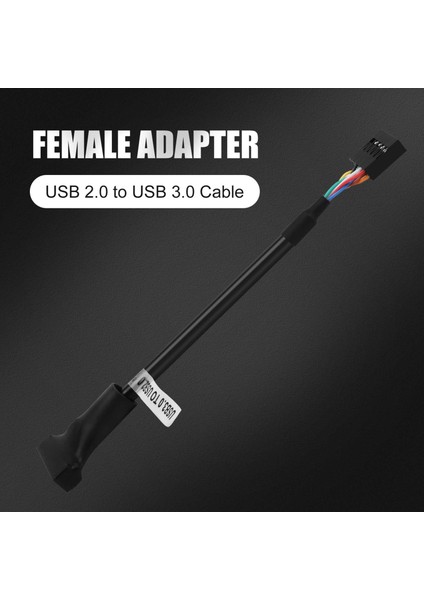 15CM USB 3.0 20 Pin Header Erkek - USB 2.0 9 Pin Dişi Adaptör Kablosu (Yurt Dışından) fırsatları