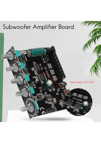 Bluetooth 5.0 2.1 Kanal Güç Ses Stereo Subwoofer Amplifikatör Kartı 50WX2+100W Hoparlör Amp XY-S100L (Yurt Dışından) modelleri