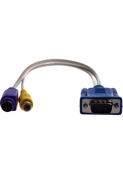 Tv Çıkışı VGA - S-Video/rca Kablo Adaptörü (Yurt Dışından)