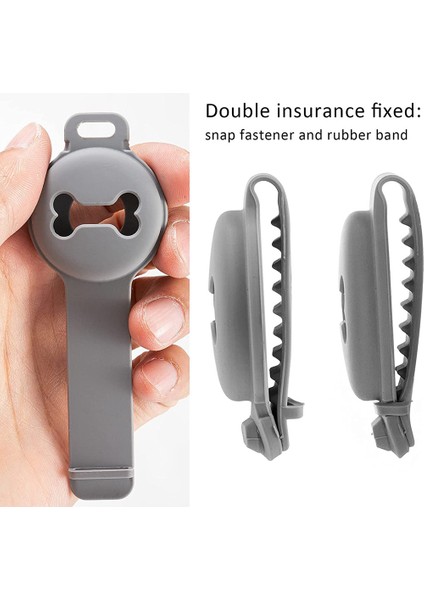 2 Adet Pet Silikon Koruyucu Kılıf Için Çizilmez Kemik Şekli Köpek Tasması Tutucu Pet Tracker Kapak-Siyah + Gri (Yurt Dışından) fırsatları