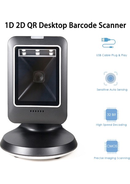 Süpermarket Için MP6300Y Barkod Tarayıcı Çok Yönlü Masaüstü Otomatik Algılama 1d/2d Kod Veri Çubuğu Okuyucu (Yurt Dışından) fırsatları