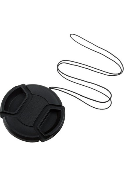 55 mm Kamera Lens Kapağı, Siyah (Yurt Dışından)