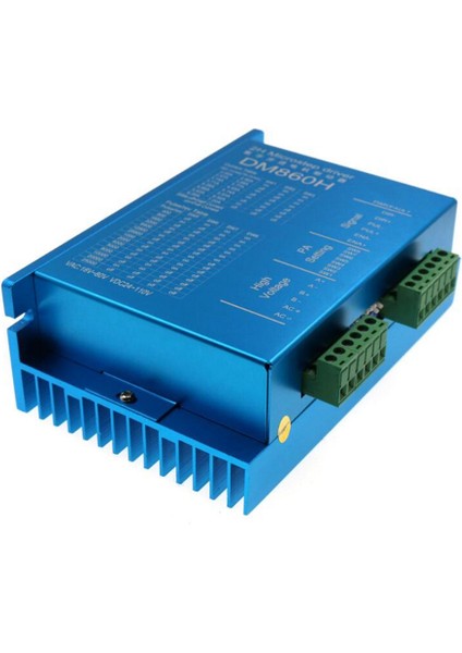 DM860H Dsp Dijital 57/86 Fanlı Step Motor Sürücüsü 2 Fazlı NEMA23,34 DMA860H 7.2A, Baskı Için 18-80VAC Cnc Sürücü (Yurt Dışından)
