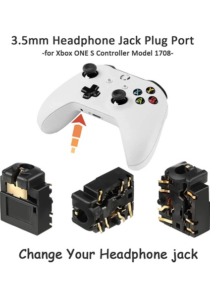 Yedek Oyun Denetleyicisi Kiti, Kontrol Çubukları Sapları Kapağı, Joystick,, Abxy Düğmeleri, One S Denetleyici 1708 Için (Yurt Dışından) modelleri