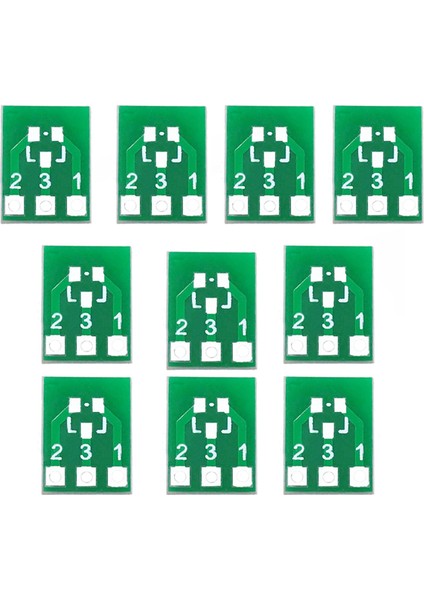 100 Adet SOT23 SOT23-3 Dönüş Sıp3 Çift Taraflı Smd Dönüş Dıp Adaptörü Dönüştürücü Plaka Sot Sıp Ic Soket Pcb Kartı Dıy Kiti (Yurt Dışından)