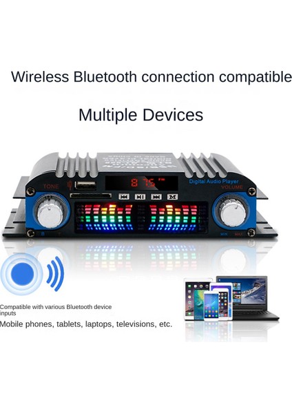4-Channel 60W Yüksek Güçlü Araba Bluetooth Ses Amplifikatörü Hifi Stereo Mini Ses Alıcısı Araba Ses Modifikasyonu Için Ev (Yurt Dışından) fiyatları
