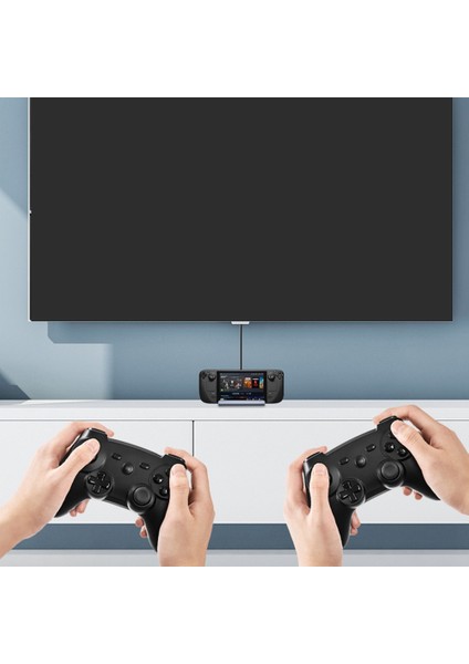 Tv Tabanı Için 6'sı 1 Arada Yerleştirme Istasyonu Hub Tutucu Dock 4K 60HZ - Dock Konsolu Için Uyumlu (Yurt Dışından)