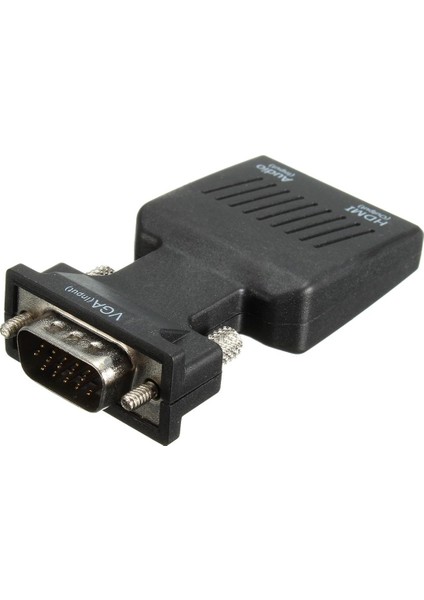 USB Ses Kablosu ile 1080P VGA Erkek - Dişi Adaptör Dönüştürücü (Yurt Dışından)