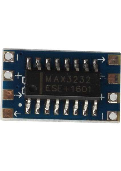 Mini RS232 - Ttl Dönüştürücü Modül Kartı Adaptörü MAX3232 120KBPS 3-5V Seri Port (Yurt Dışından)