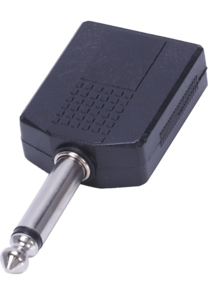 Siyah 6.35 1/4" Erkek - Çift Dişi Mono Y Kablosu Pa Ses Kablosu Adaptörü (Yurt Dışından) fiyatları