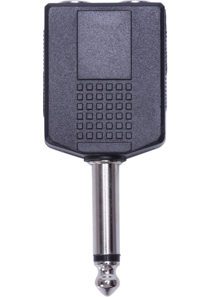 Siyah 6.35 1/4" Erkek - Çift Dişi Mono Y Kablosu Pa Ses Kablosu Adaptörü (Yurt Dışından) fırsatları