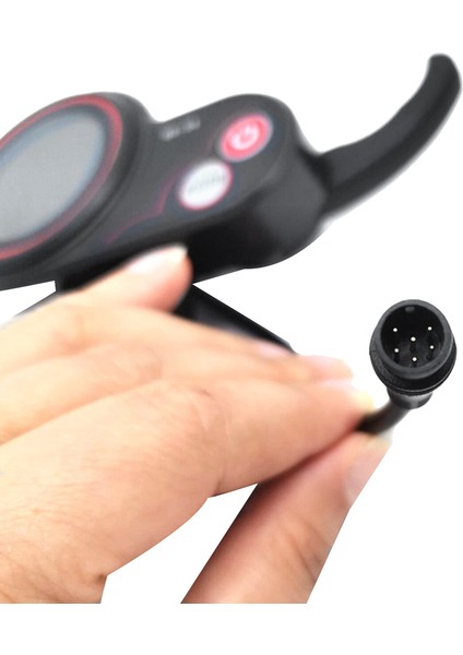 Qs-S4 72V Thumb Throttle LCD Ekran Metre Sadece Sıfır 11X Elektrikli Scooter 6pın Ekran Aksesuarları (Yurt Dışından)