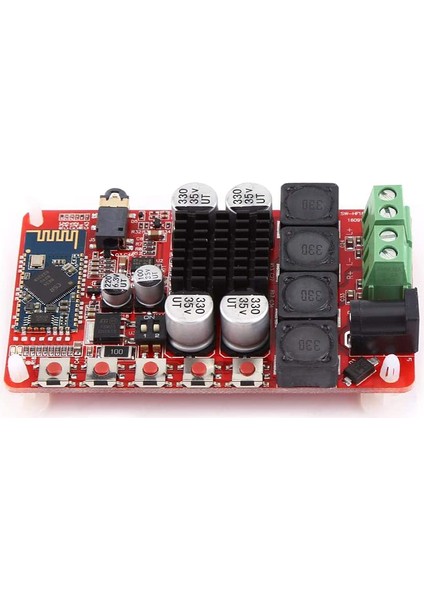 TDA7492 50WX2 Dijital Çift Kanallı Amplifikatör Modülü Stereo Amp Kurulu, CSR8635 Bluetooth V4.0 Alıcı ve Mikrofon ile (Yurt Dışından)